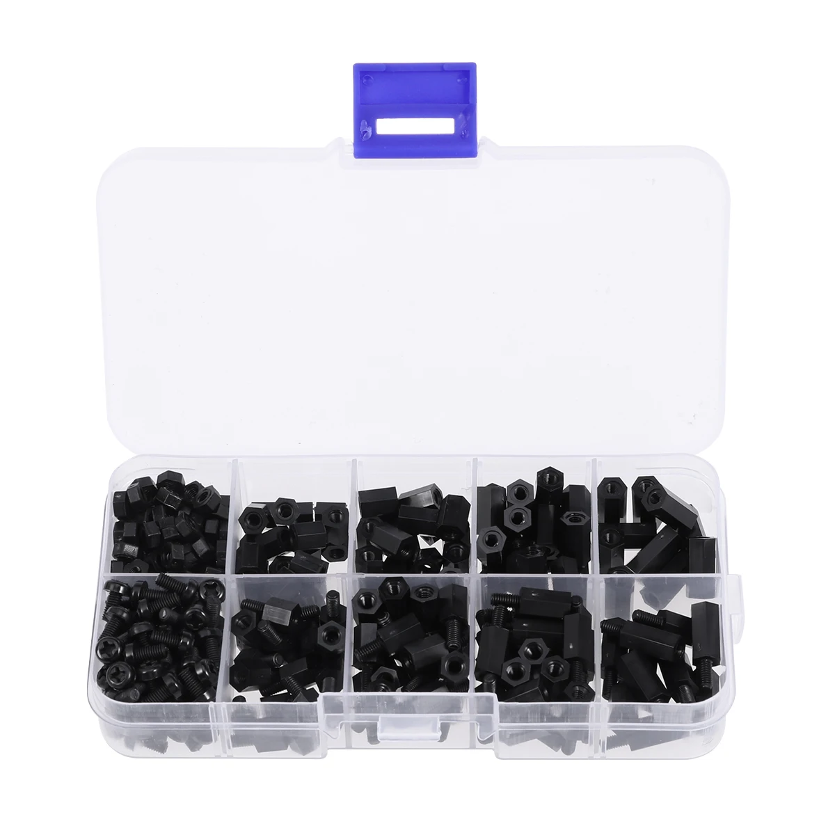 300pcs Male Female Screw Professional Nylon M3 Repair Kits Hex Screw Male Female Screw Standoff Spacer for Repairing Computers
300pcs Male Female Screw Professional Nylon M3 Repair Kits Hex Screw Male Female Screw Standoff Spacer for Repairing Computers