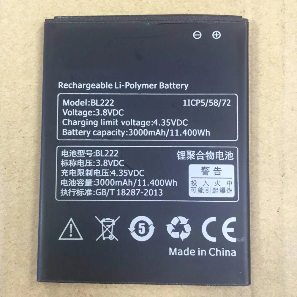 BL222 Phone Battery For Lenovo S660 S668T 3000mAh High Capacity BL-222 Rechargeable Replacement Batteries
BL222 Phone Battery For Lenovo S660 S668T 3000mAh High Capacity BL-222 Rechargeable Replacement Batteries