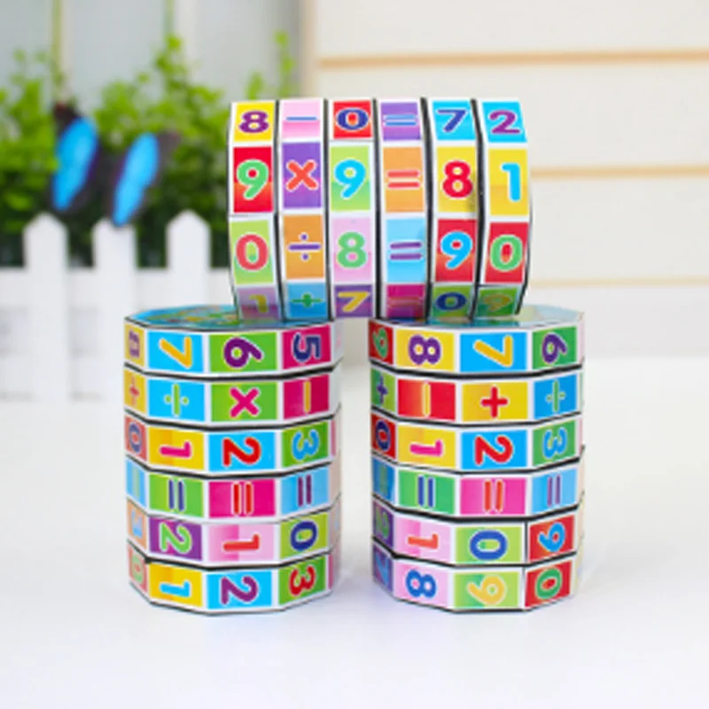 1 Pcs/set Creative figure cube Kids Math Puzzle toy Spell the answer can be addition subtraction multiplication and division
1 Pcs/set Creative figure cube Kids Math Puzzle toy Spell the answer can be addition subtraction multiplication and division