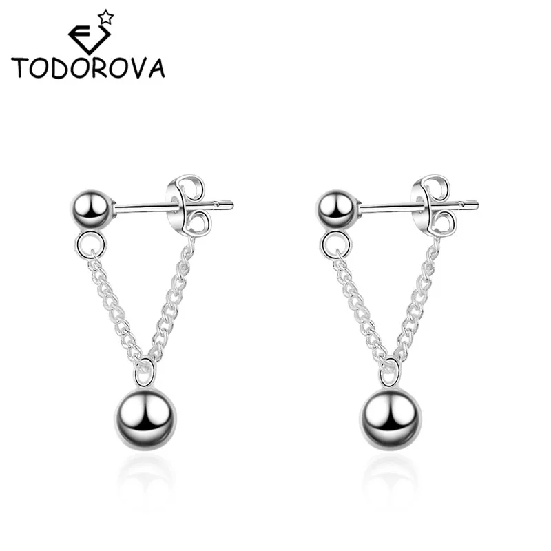 Todorova Punk Style Tassel Earrings Silver Plated Ball Pendant Drop Earrings for Women Girls Statement Jewelry Wholesale
Todorova Punk Style Tassel Earrings Silver Plated Ball Pendant Drop Earrings for Women Girls Statement Jewelry Wholesale