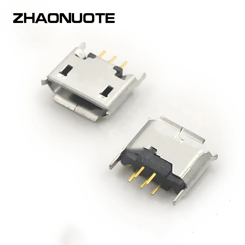 10pcs Inline Micro USB Master Socket Cell Phone Charging Interface B Type 5PIN Copper 180 Degree Fog Tin | Компьютеры и офис