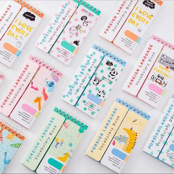 1 Piece Pocket 60 Sheets Kawaii Cartoon Students Vocabulary Notebook English Study Memo Notes Planner Book School Stationery
1 Piece Pocket 60 Sheets Kawaii Cartoon Students Vocabulary Notebook English Study Memo Notes Planner Book School Stationery