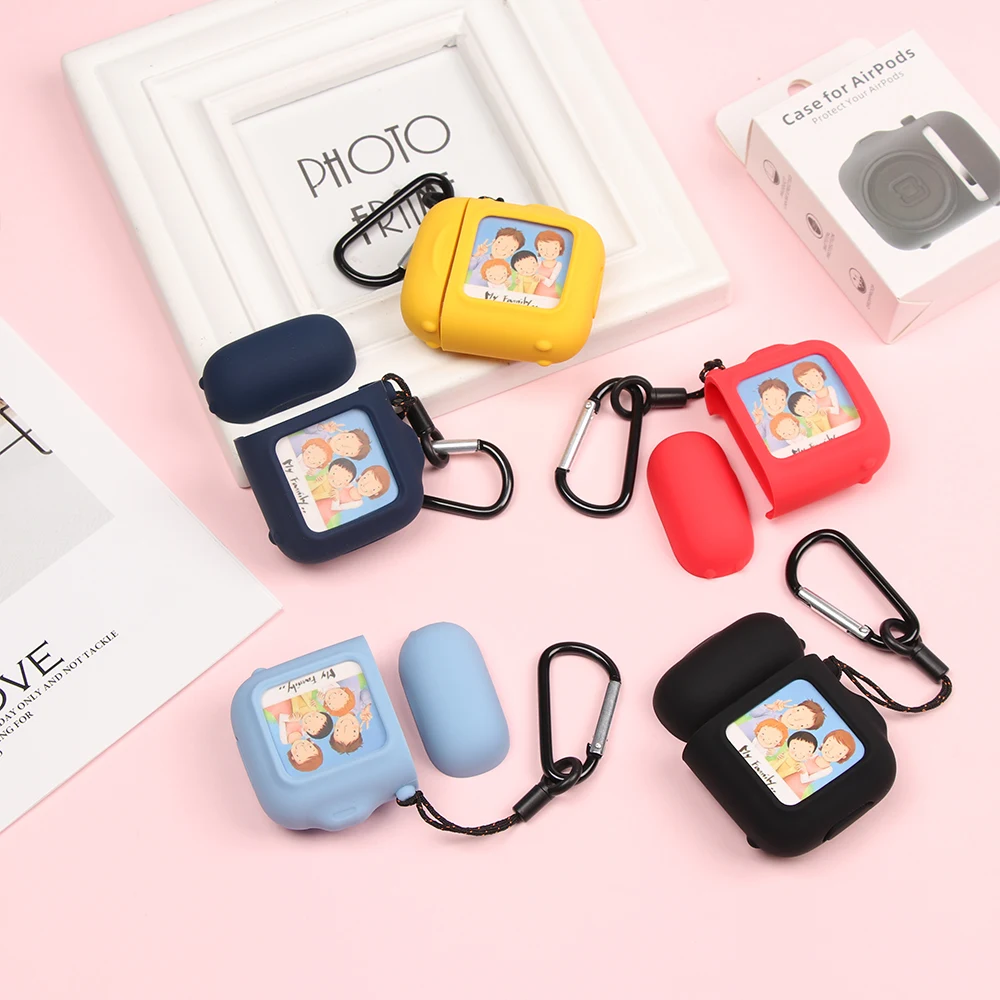 1pc Cute Photo Frame Silicone Protective Case Cover For Apple Airpods Bluetooth Earphone Protector Accessories
1pc Cute Photo Frame Silicone Protective Case Cover For Apple Airpods Bluetooth Earphone Protector Accessories