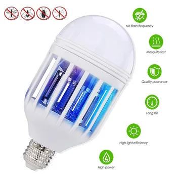 Mosquito Killer LED Bulb Bug Zapper Lamp Insect Killing Bulb Night Light Repeller DAG-ship
Mosquito Killer LED Bulb Bug Zapper Lamp Insect Killing Bulb Night Light Repeller DAG-ship