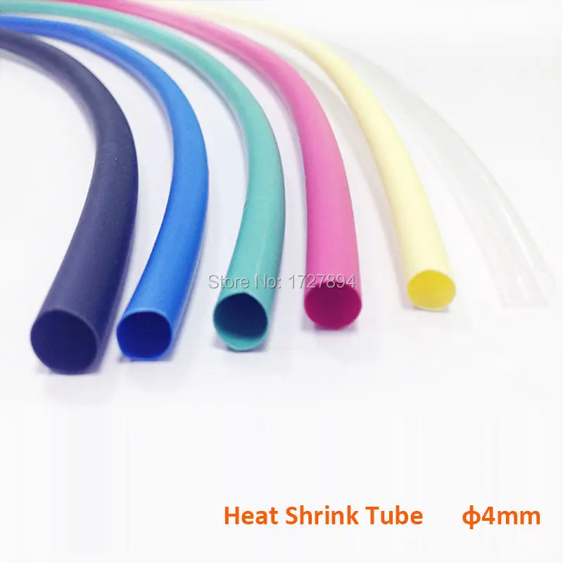 10m/lot Black/Red/Yellow/Blue/Green 1KV Heat shrink tube Tubing 4mm Insulation Sleeving Tube
10m/lot Black/Red/Yellow/Blue/Green 1KV Heat shrink tube Tubing 4mm Insulation Sleeving Tube