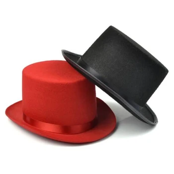 Free shipping red or black the magician Jazz hat magic hat for magic performance magic tricks
Free shipping red or black the magician Jazz hat magic hat for magic performance magic tricks