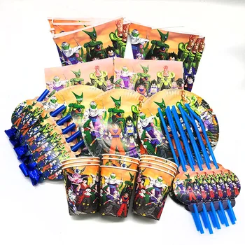 112pcs/lot Dragon Balls theme plates cups napkins Dragon Ball birthday party decorations Dragon Balls disposable party set
112pcs/lot Dragon Balls theme plates cups napkins Dragon Ball birthday party decorations Dragon Balls disposable party set