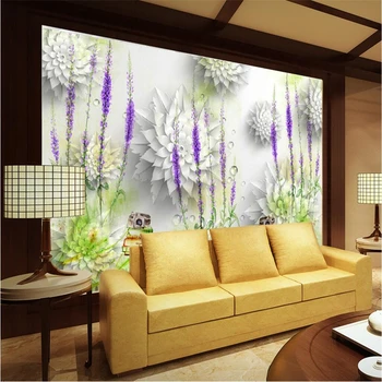 beibehang Custom fresco wallpaper any size living room 3D tulip TV background wall papel de parede infantil wall paper
beibehang Custom fresco wallpaper any size living room 3D tulip TV background wall papel de parede infantil wall paper