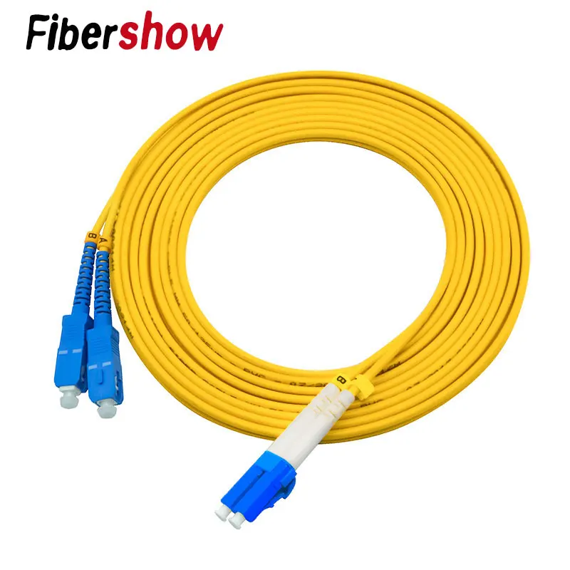fiber opticjumper cable 3M LC-SC Patch Cord 3.0MM Simplex Mode 2 core Optic Fiber Cable UPC SC-SC Fiber Jumper Cable LC-FC
fiber opticjumper cable 3M LC-SC Patch Cord 3.0MM Simplex Mode 2 core Optic Fiber Cable UPC SC-SC Fiber Jumper Cable LC-FC