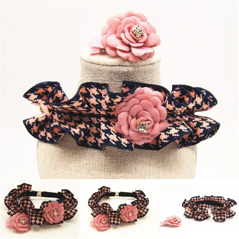 New Cute Cloth Dog Collar Christmas Flower Necklace for Small and Meidum Dog Pet Collar Pet Accessories (pink)
New Cute Cloth Dog Collar Christmas Flower Necklace for Small and Meidum Dog Pet Collar Pet Accessories (pink)