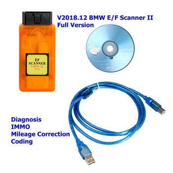 Best quality V2018.12 E/F Scanner II Full Version for BMW Diagnosis + IMMO + Mileage Correction + Coding
Best quality V2018.12 E/F Scanner II Full Version for BMW Diagnosis + IMMO + Mileage Correction + Coding