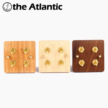 NEW Universal Standard 2017 Hand Made European Retro Switch 10A 110V-250V Wood Panel Brass Lever 4 Gang 1/2 Way Wall Switch
NEW Universal Standard 2017 Hand Made European Retro Switch 10A 110V-250V Wood Panel Brass Lever 4 Gang 1/2 Way Wall Switch