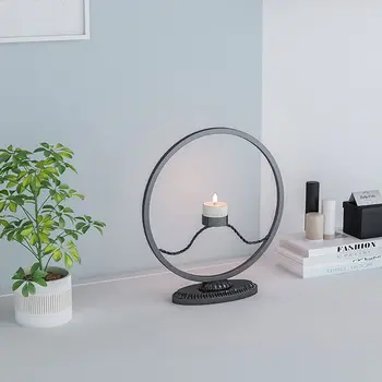 Nordic Style 3D Geometric Candlestick Metal Iron Round Candle Holder Home Decor Wedding Table Crafts
Nordic Style 3D Geometric Candlestick Metal Iron Round Candle Holder Home Decor Wedding Table Crafts