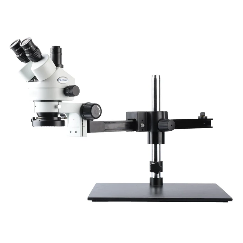7X-45X Trinocular Stereo Zoom Microscope 144-LED Ring Light Repair Maintenance Platform Soldering Cell Phone Repair Microscope
7X-45X Trinocular Stereo Zoom Microscope 144-LED Ring Light Repair Maintenance Platform Soldering Cell Phone Repair Microscope