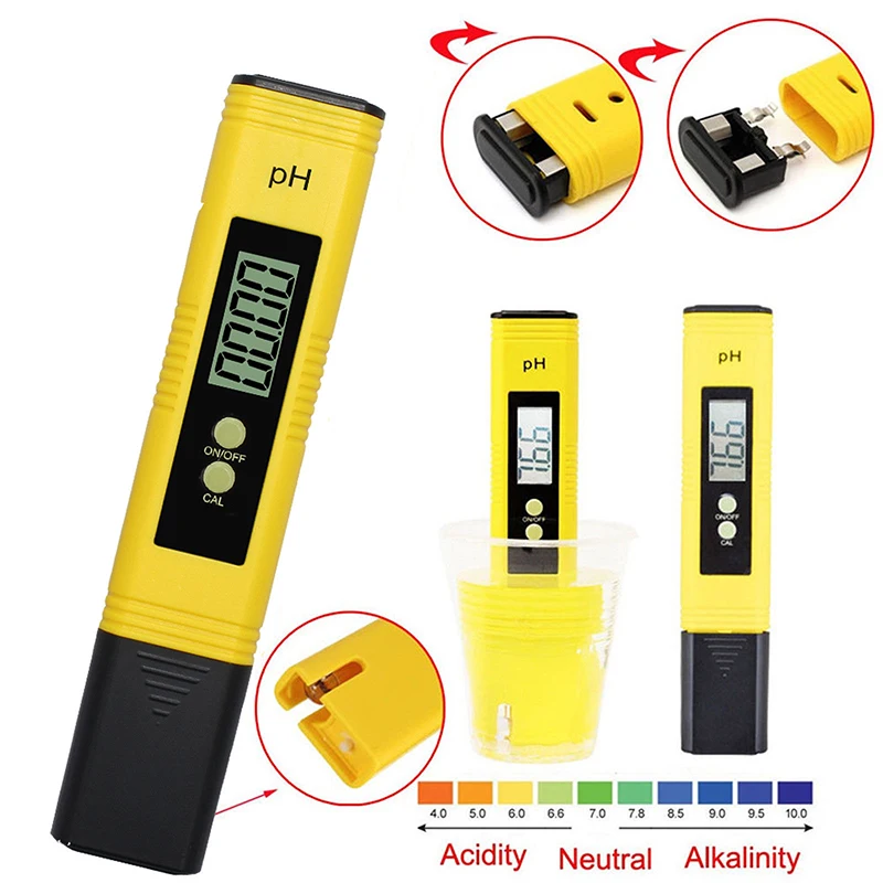 Protable Lcd Digital PH Meter Pen Of Tester Accuracy Range 0.01 Laboratory Aquarium Pool Water Wine Urine Automatic Calibration
Protable Lcd Digital PH Meter Pen Of Tester Accuracy Range 0.01 Laboratory Aquarium Pool Water Wine Urine Automatic Calibration