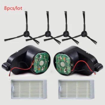 8pcs/lot side brushes Motors *2(L+R)+Side Brush*4+hepa filter*2 for panda X500 ECOVACS CR120 CEN546 vacuum cleaner brush motor
8pcs/lot side brushes Motors *2(L+R)+Side Brush*4+hepa filter*2 for panda X500 ECOVACS CR120 CEN546 vacuum cleaner brush motor