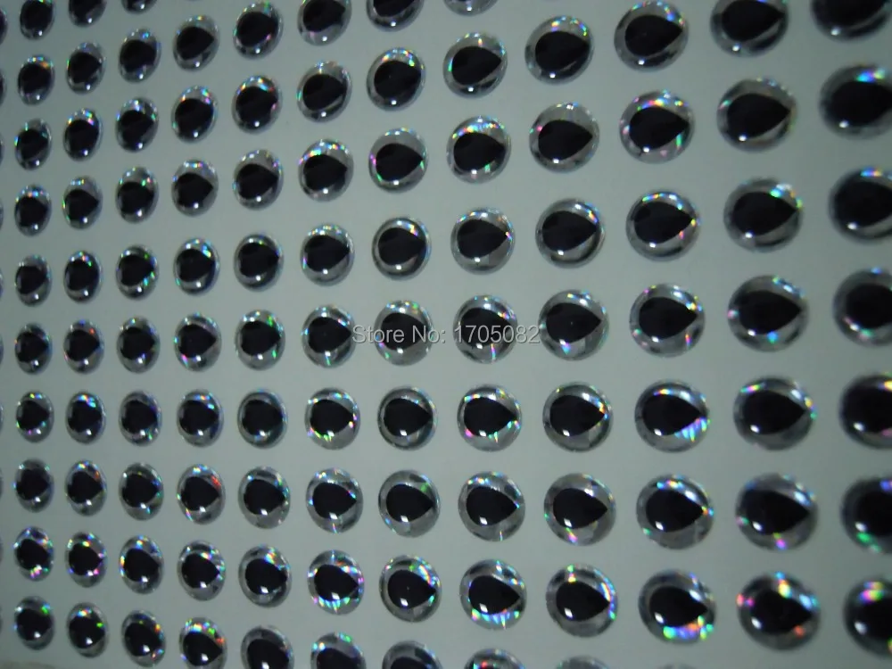 310pcs 6mm Silver Tear Drop Pupil 3D Holographic Fishing Lure Eyes Fly Tying Jigs Crafts Lure-making
310pcs 6mm Silver Tear Drop Pupil 3D Holographic Fishing Lure Eyes Fly Tying Jigs Crafts Lure-making