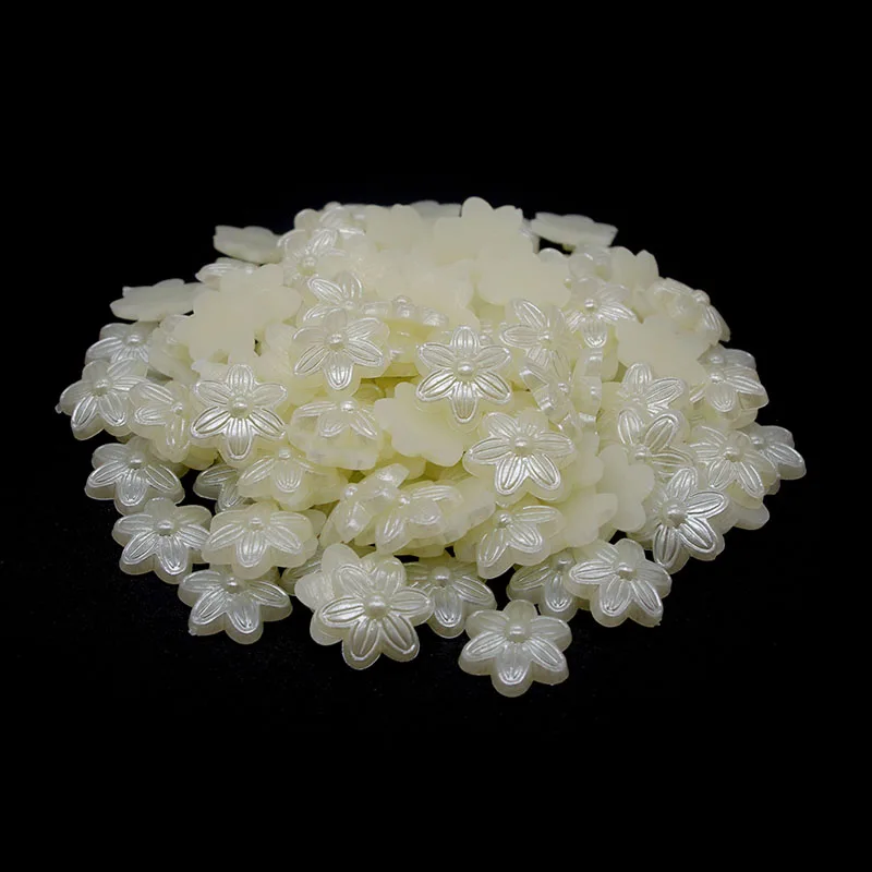 SHINE 100pcs/lot 13mm Ivory Flower Shape Scrapbook Simulated Pearl Beads Sewing Buttons DIY Material Findings
SHINE 100pcs/lot 13mm Ivory Flower Shape Scrapbook Simulated Pearl Beads Sewing Buttons DIY Material Findings