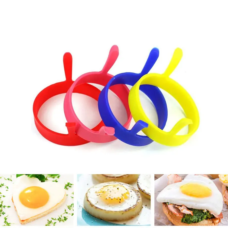 Hot 1 Pc Egg Ring Random Color DIY Round Breakfast Silicone Egg Molds Pancake Cooking Tools Kitchen Accessories
Hot 1 Pc Egg Ring Random Color DIY Round Breakfast Silicone Egg Molds Pancake Cooking Tools Kitchen Accessories