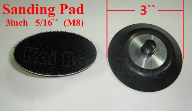 3inch Sanding Pad Abrasive Disc HOOK and LOOP Backing Face 5/16'' M8 Thread for 3M 7125 Sander 9403 | Инструменты
