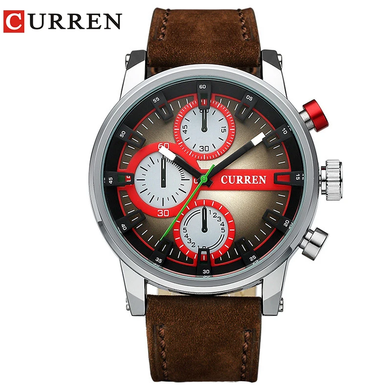2019 Curren New Men Watches Military Leather Wristwatch Men's Quartz Sport Watches relogio masculino Free shipping time watch
2019 Curren New Men Watches Military Leather Wristwatch Men's Quartz Sport Watches relogio masculino Free shipping time watch