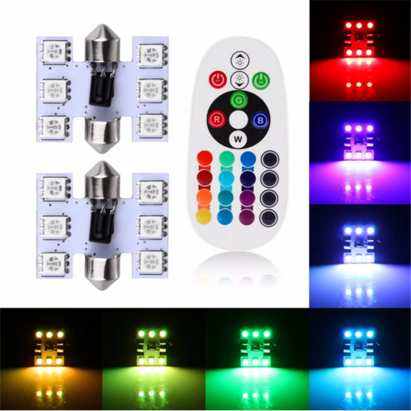 2pcs RGB Car LED Light 31mm Canbus Error Free Interior Festoon Doom Lamp Bulb For Kia Sportage 4 QL 2016 2017 2018 Accessories
2pcs RGB Car LED Light 31mm Canbus Error Free Interior Festoon Doom Lamp Bulb For Kia Sportage 4 QL 2016 2017 2018 Accessories