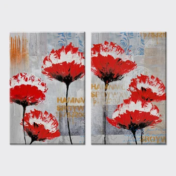 2 piece 2015 Vintage home decor American Style Abstract red flowers oil painting wall pictures canvas art for living room poster
2 piece 2015 Vintage home decor American Style Abstract red flowers oil painting wall pictures canvas art for living room poster