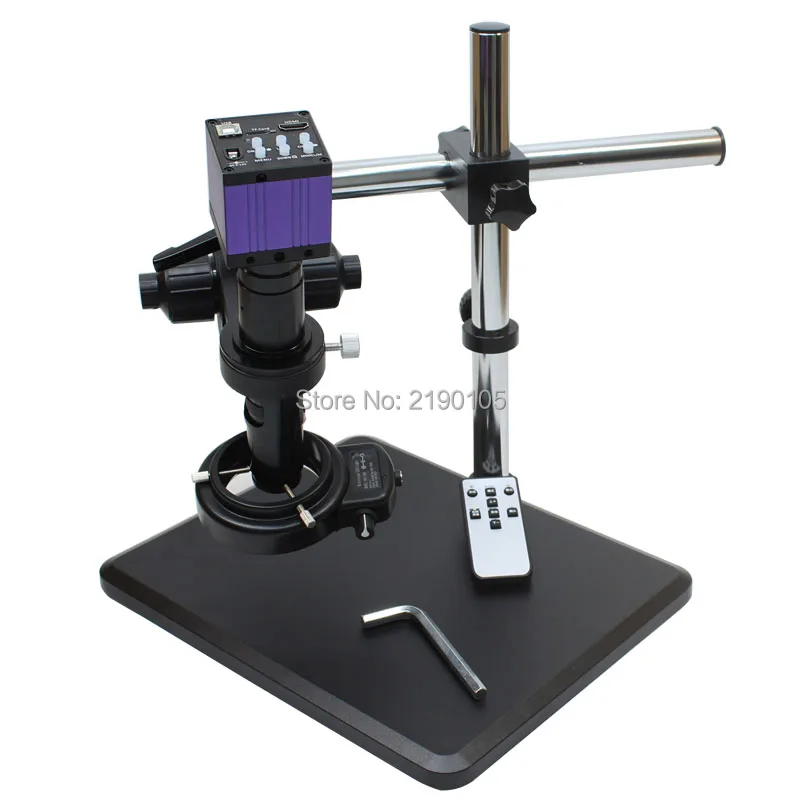 HDMI HD USB Digital Industry Microscope Camera+Fine Adjustment Bracket 360 degree rotation adjustment angle+C-Mount Lens+144 LED
HDMI HD USB Digital Industry Microscope Camera+Fine Adjustment Bracket 360 degree rotation adjustment angle+C-Mount Lens+144 LED
