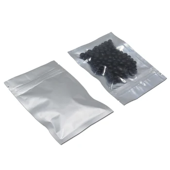 100Pcs/lot Heat Sealing Silver Clear Aluminum Foil Food Packing Zipper Pouch Plastic Mylar Beans Tea Ziplock Packing Bag
100Pcs/lot Heat Sealing Silver Clear Aluminum Foil Food Packing Zipper Pouch Plastic Mylar Beans Tea Ziplock Packing Bag