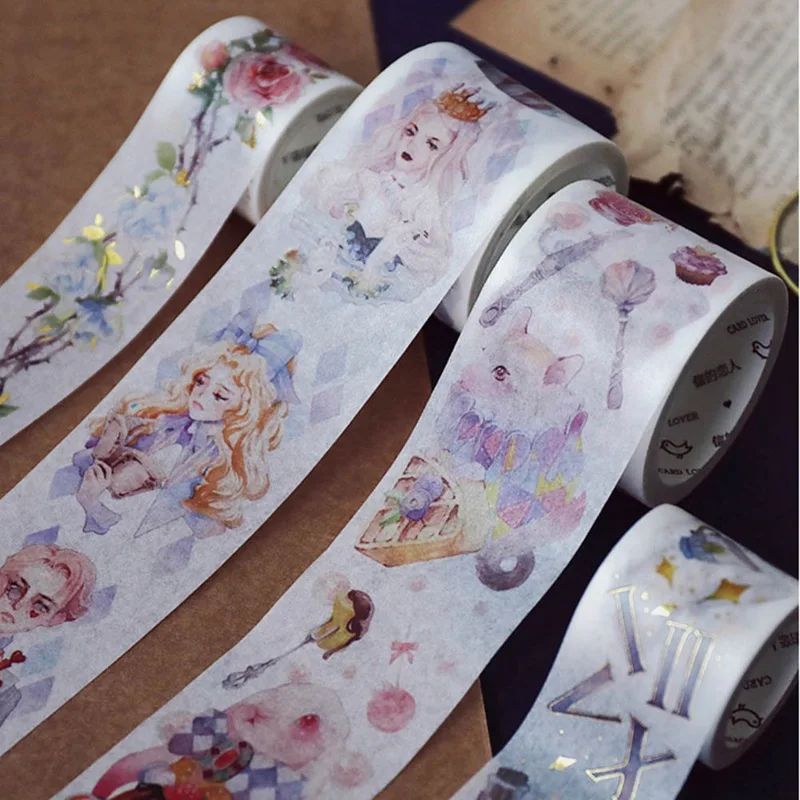 2018 NEW Alice In Wonderland Golding Washi Tape Adhesive Tape DIY Scrapbooking Sticker Label Masking Tape
2018 NEW Alice In Wonderland Golding Washi Tape Adhesive Tape DIY Scrapbooking Sticker Label Masking Tape