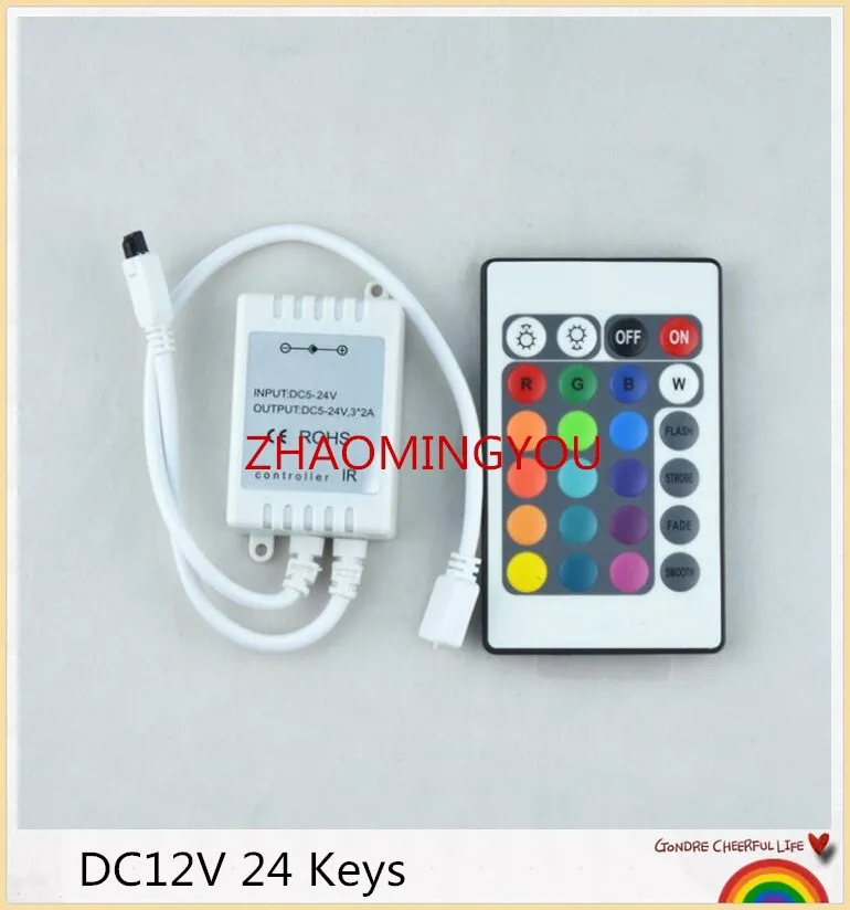YOU DC12V 24 Keys 44 Keys IR Remote RGB Controller for SMD3528/5050/5730/5630/3014 RGB LED Strip lights Mini Controller
YOU DC12V 24 Keys 44 Keys IR Remote RGB Controller for SMD3528/5050/5730/5630/3014 RGB LED Strip lights Mini Controller