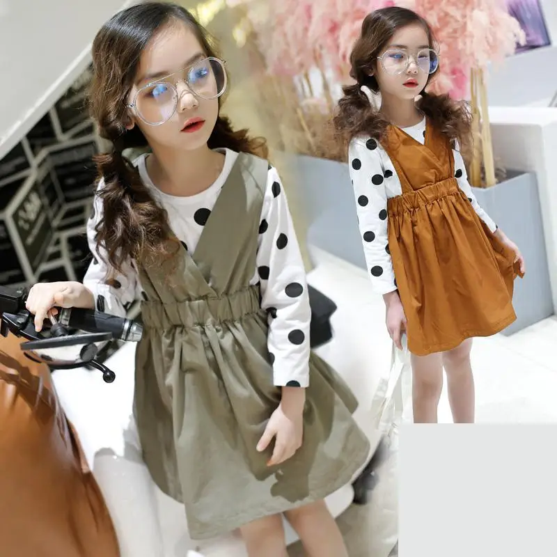 2018 New Arrivals Teen Girls Clothing sets Dot T-shirts + Dress 2 pieces Children Clothing Set Kids Clothes 9 10 12 13 14 Years
2018 New Arrivals Teen Girls Clothing sets Dot T-shirts + Dress 2 pieces Children Clothing Set Kids Clothes 9 10 12 13 14 Years