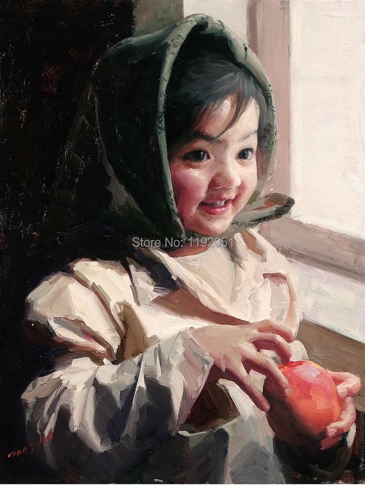 canvas prints home decal portrait pictures modern art China impression portrait of Chinese countryside girl with apple
canvas prints home decal portrait pictures modern art China impression portrait of Chinese countryside girl with apple