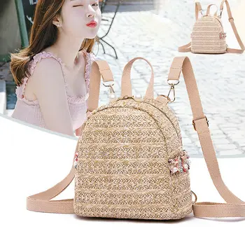 2019 Brand New Girl Straw Woven Backpack Tote Summer Beach Shoulder Bag Messenger
2019 Brand New Girl Straw Woven Backpack Tote Summer Beach Shoulder Bag Messenger