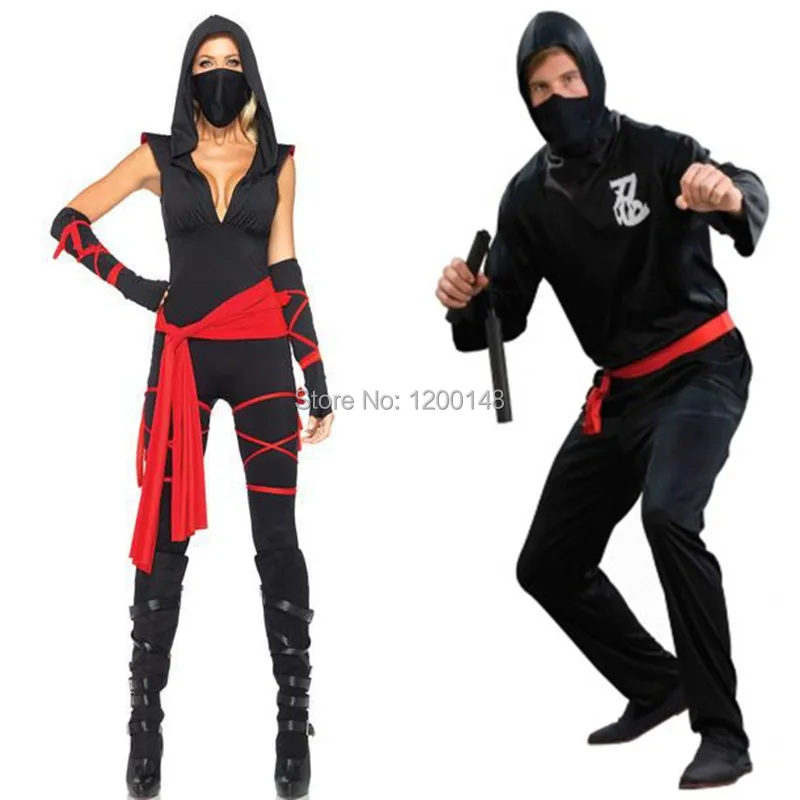 Halloween Black Ninja Cosplay clothing for men and women couples file carnival masquerade bar mounted samurai clothing
Halloween Black Ninja Cosplay clothing for men and women couples file carnival masquerade bar mounted samurai clothing