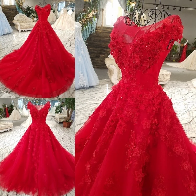 Hot Sale Wine Red Sexy Wedding Dress Pearls Sleeveless Lace Up Flowers Pearls Bride Dresses 2018 Vestido De Noiva
Hot Sale Wine Red Sexy Wedding Dress Pearls Sleeveless Lace Up Flowers Pearls Bride Dresses 2018 Vestido De Noiva