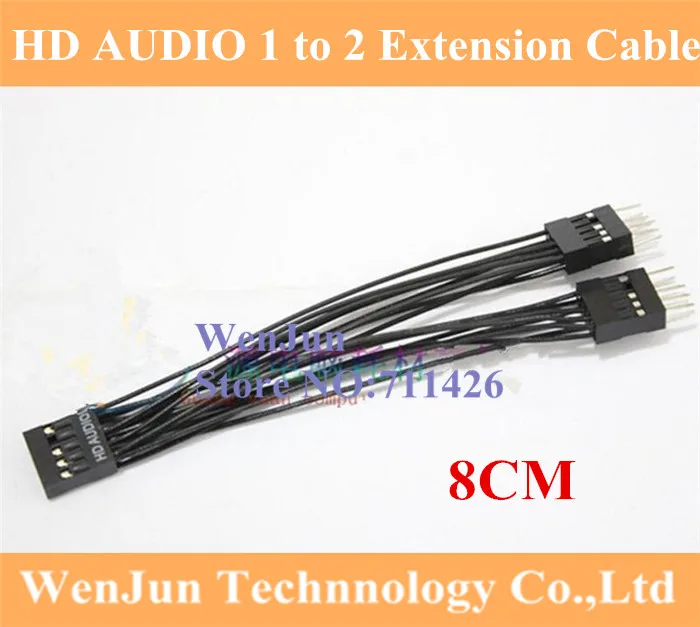 100pcs/lot High Quality HD AUDIO motherboard /main board audio 1 to 2 extension cable 26AWG teflon Cable for DIY
100pcs/lot High Quality HD AUDIO motherboard /main board audio 1 to 2 extension cable 26AWG teflon Cable for DIY