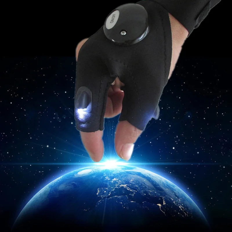 Magic Strap Fingerless Glove LED Flashlight Torch Outdoor Survival Rescue Tool for Camping Fishing Hiking Emergency Light Lamp
Magic Strap Fingerless Glove LED Flashlight Torch Outdoor Survival Rescue Tool for Camping Fishing Hiking Emergency Light Lamp