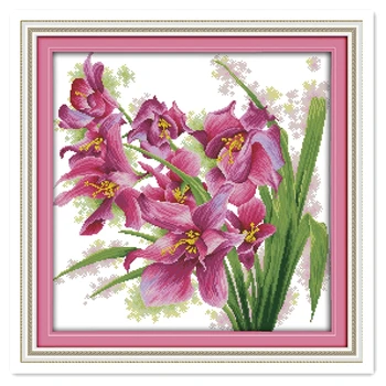 Orchid (9) Chinese Counted Cross Stitch Patterns Kits DIYSet Rest Room Cross Stitch 11CT Printed On Canvas Embroidery Cross Set
Orchid (9) Chinese Counted Cross Stitch Patterns Kits DIYSet Rest Room Cross Stitch 11CT Printed On Canvas Embroidery Cross Set