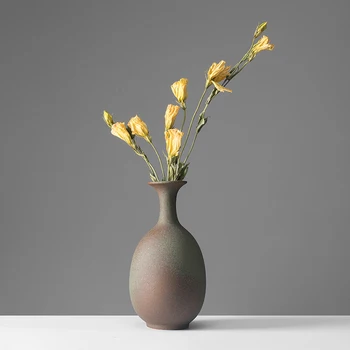 Fashion Zen Vase New Chinese Vase Japanese Hand Made Ceramic Flower Vase Living Room Bedroom Desktop Decorative Vase 14
Fashion Zen Vase New Chinese Vase Japanese Hand Made Ceramic Flower Vase Living Room Bedroom Desktop Decorative Vase 14