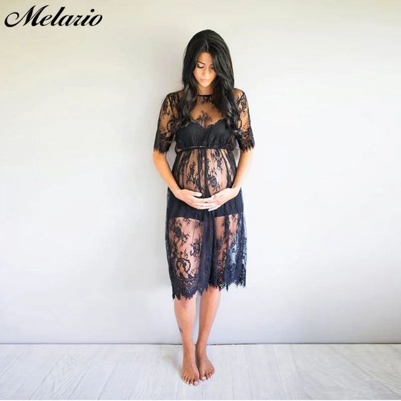 Melario maternity photography Black Lace Maternity Dresses Long Sleeve Pregnancy Dresses Clothes for Pregnant Women Spring
Melario maternity photography Black Lace Maternity Dresses Long Sleeve Pregnancy Dresses Clothes for Pregnant Women Spring