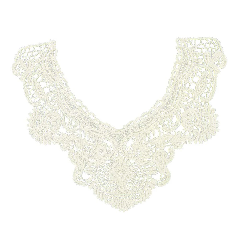 Beige Flower Neckline Lace Collar Charming Sewing Applique Lace Collar For Women Girl Colorful
Beige Flower Neckline Lace Collar Charming Sewing Applique Lace Collar For Women Girl Colorful