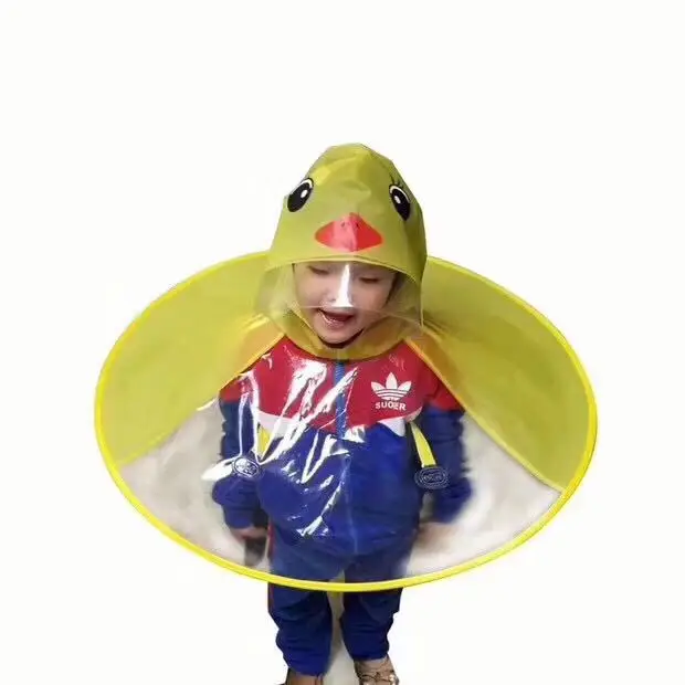 Yellow duck children raincoat flying saucer hat umbrella happy children creative raincoat gift student rain hat free shipping
Yellow duck children raincoat flying saucer hat umbrella happy children creative raincoat gift student rain hat free shipping