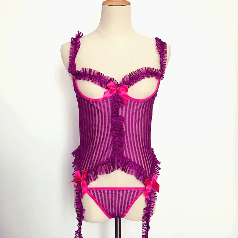 DaiDaiLuna Sexy Lingerie Women Hot Lace Sexy Corset Chest Open Sexy Underwear Back Ribbon Tie Babydolls Garter With Underpants
DaiDaiLuna Sexy Lingerie Women Hot Lace Sexy Corset Chest Open Sexy Underwear Back Ribbon Tie Babydolls Garter With Underpants