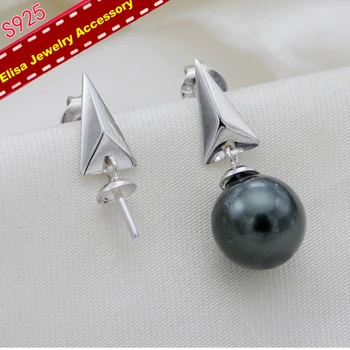 Triangle Design Pearl Earrings Holder S925 Sterling Silver Pearl Earrings Jewelry Findings Women DIY Eardrop Accessory 3Pairs
Triangle Design Pearl Earrings Holder S925 Sterling Silver Pearl Earrings Jewelry Findings Women DIY Eardrop Accessory 3Pairs