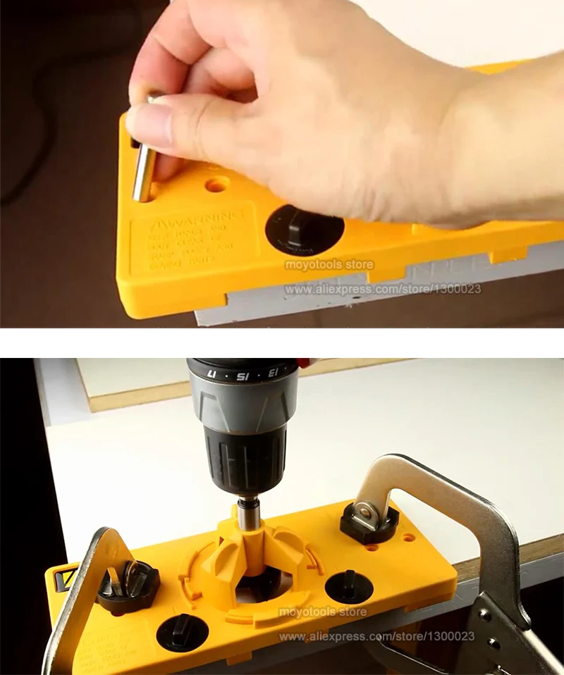 Multifunctional 35MM Cup Style Hinge Jig punchHole Drill Guide