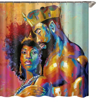 African Shower Curtains Bathroom African American Women Black Girl Fabric Waterproof Get Naked Shower Curtain 180x180
African Shower Curtains Bathroom African American Women Black Girl Fabric Waterproof Get Naked Shower Curtain 180x180