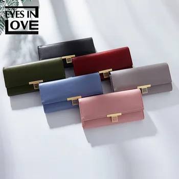 EYES IN LOVE New Women's Clutch Bag Fashion Long Multi-Function Tri-Fold Women's Wallet sac femme High quality PU purse
EYES IN LOVE New Women's Clutch Bag Fashion Long Multi-Function Tri-Fold Women's Wallet sac femme High quality PU purse