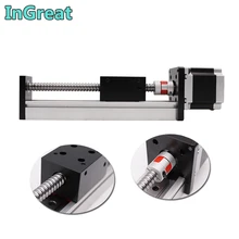 

XYZ Axis 400MM Stroke Electric Slide Table Rail Linear Motion BallScrew C7 Rod Guide Platform with NEMA231.2NM Stepper Motor