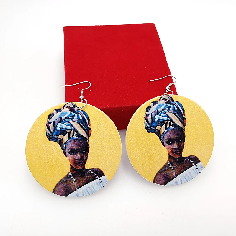 YD&YDBZ Fashion Printing Round Big Drop Earrings High Quality Wood Pendant Earring Trendy Accessories Gift Girl Jewellery
YD&YDBZ Fashion Printing Round Big Drop Earrings High Quality Wood Pendant Earring Trendy Accessories Gift Girl Jewellery